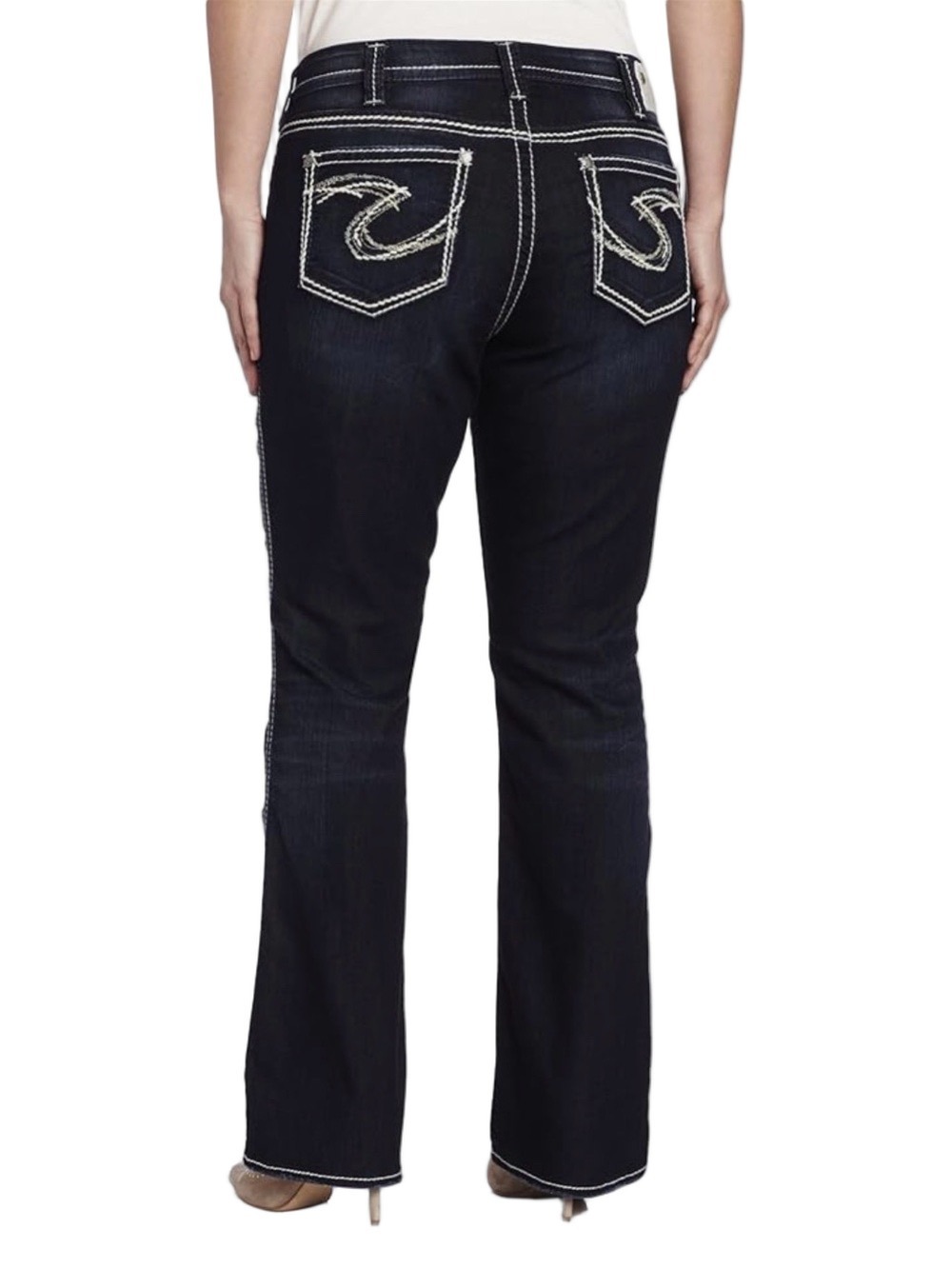 Silver Jeans Co. Women's Plus Size Frances Bootcut Jean 18 30x31